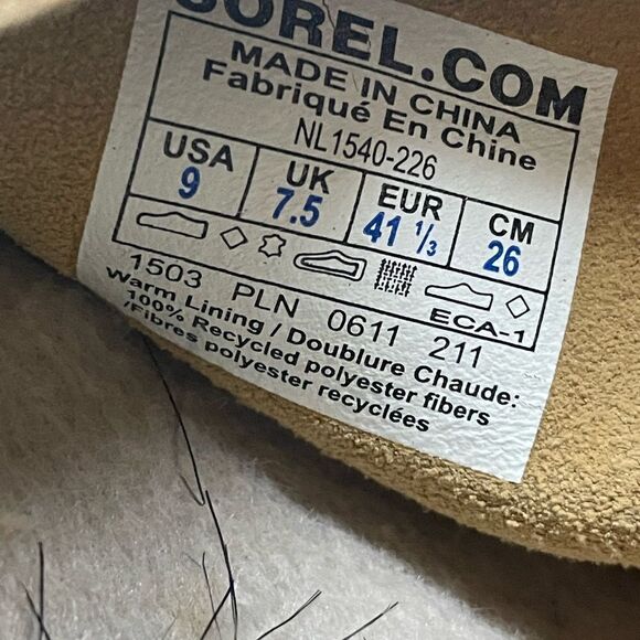 Sorel Women’s Joan of Artic Boots Size 9 - Picture 7 of 10